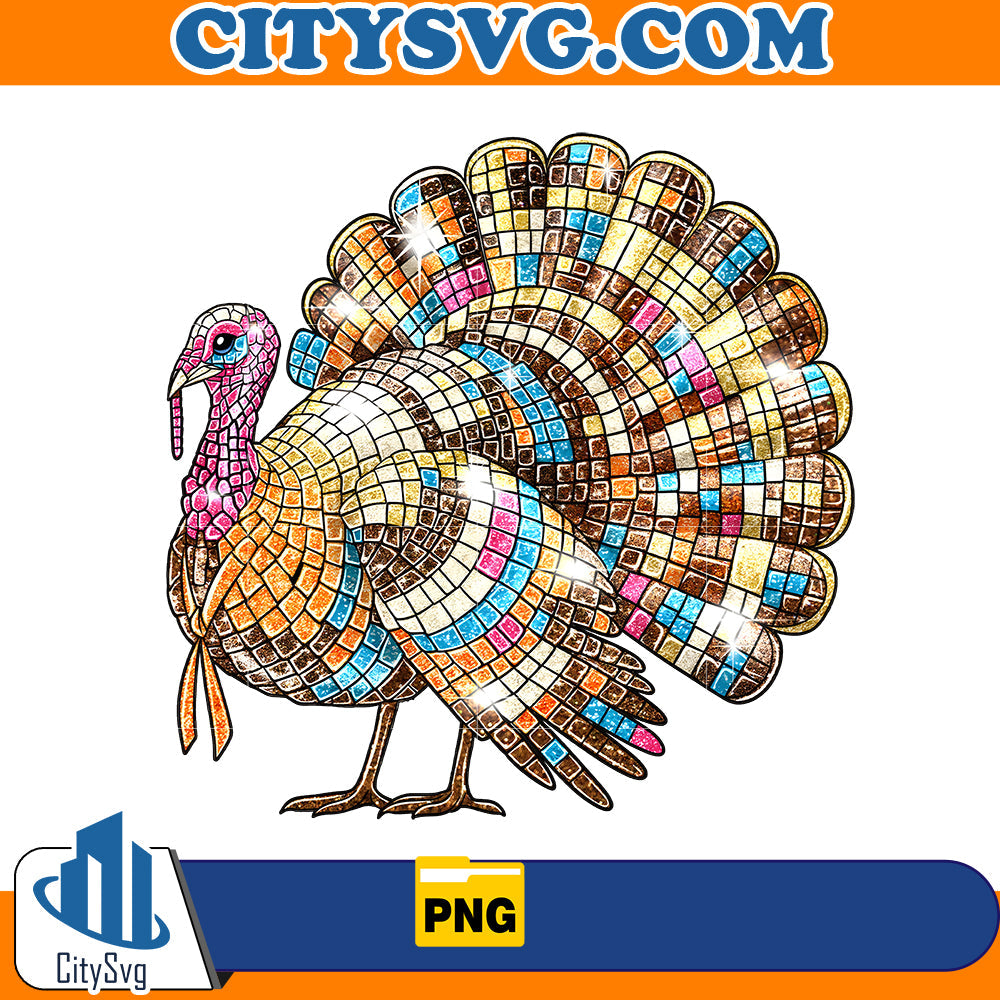 Disco Ball thanksgiving Turkey Png CitySvg