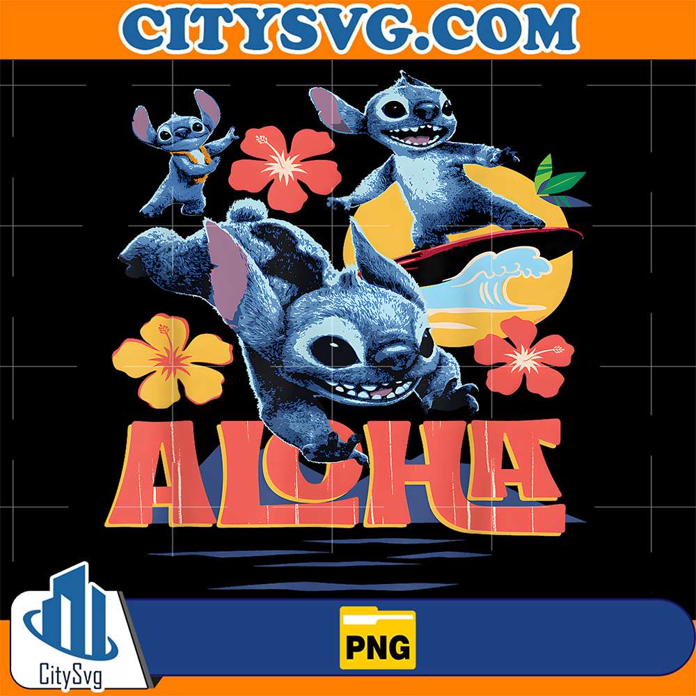 Disney-Lilo-And-Stitch-Live-Action-Movie-Tropical-Aloha-Stitch-Png