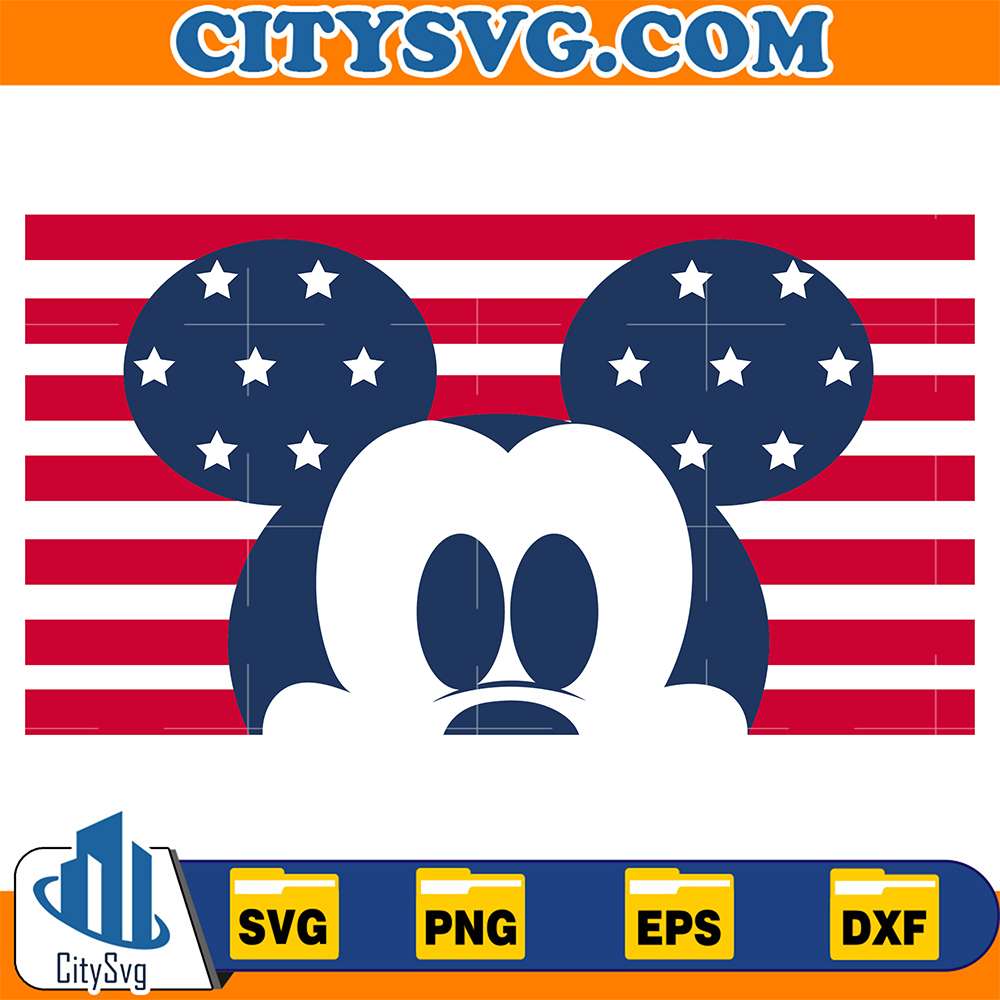 Disney-Mickey-American-4th-Of-July-Svg
