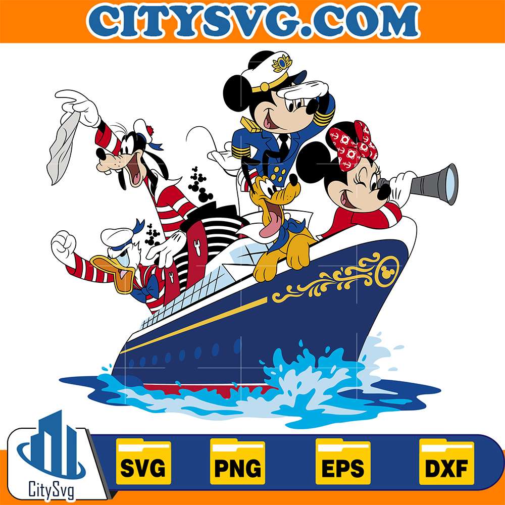 Disney-Mickey-And-Family-Cruise-Svg