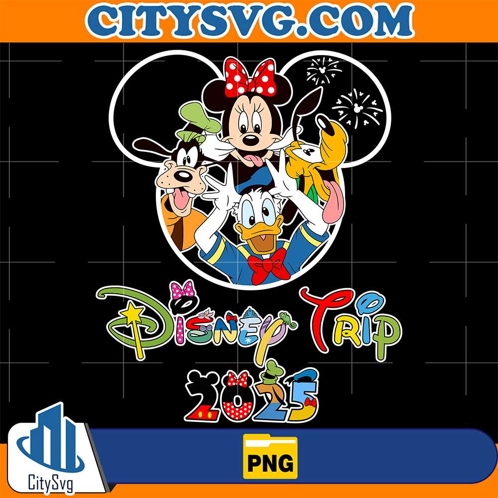 Disney-Minnie-Family-Trip-2025-Png