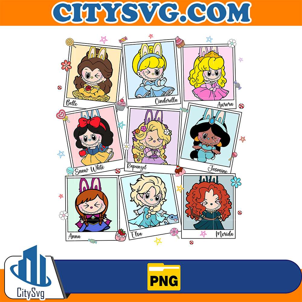 Disney-Princess-Labubu-Bunny-Png