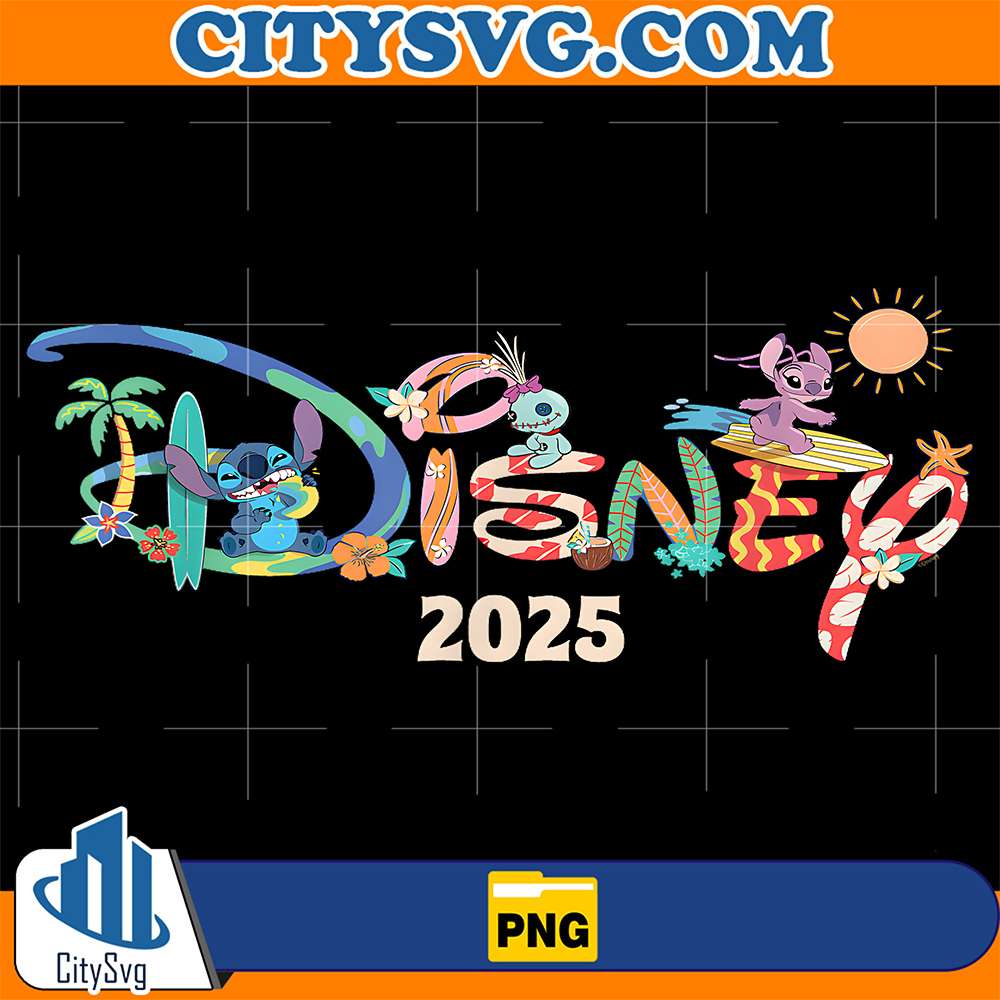 Disney-Stitch-And-Friends-Logo-Group-Matching-2025-Vacation-Png
