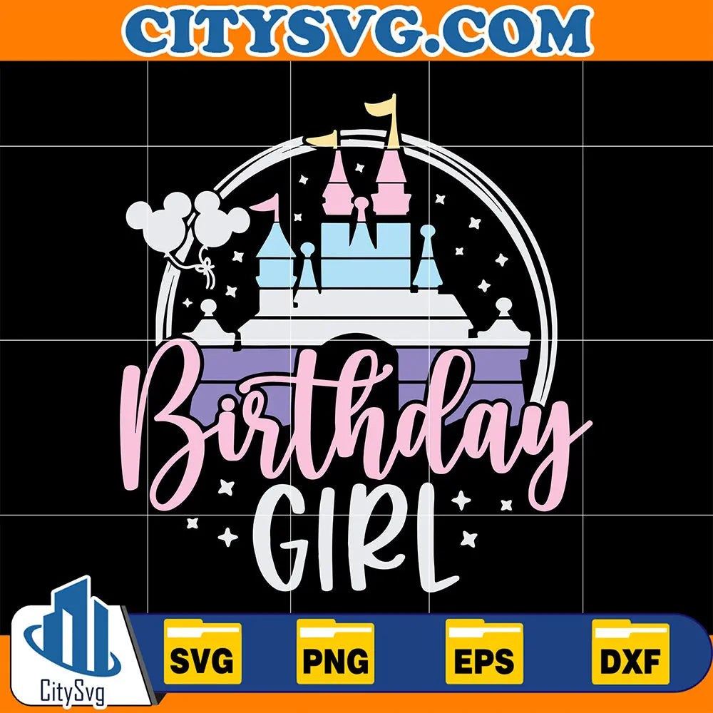 DisneyBirthdayGirlSvg