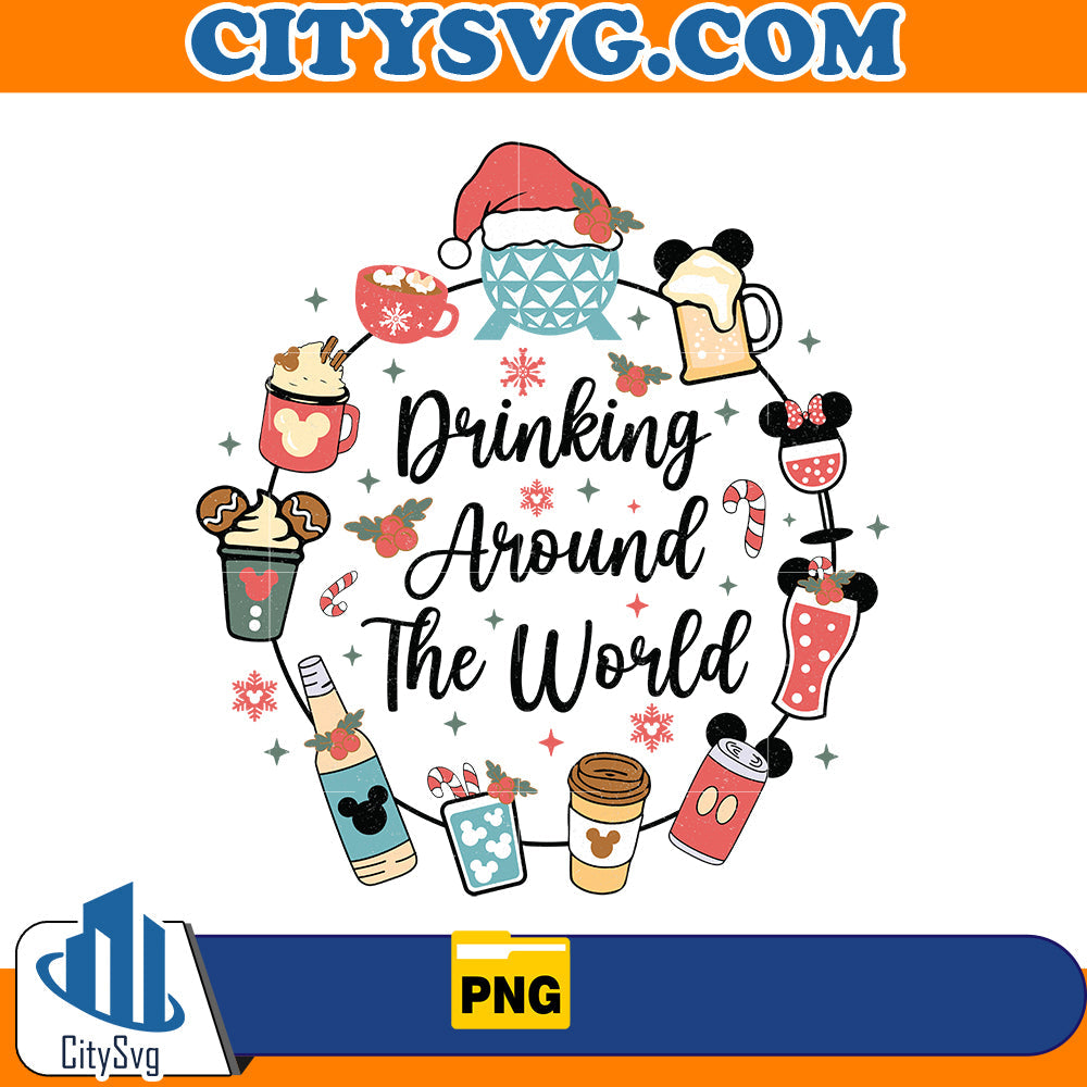 Drinking Around The World Png CitySvg