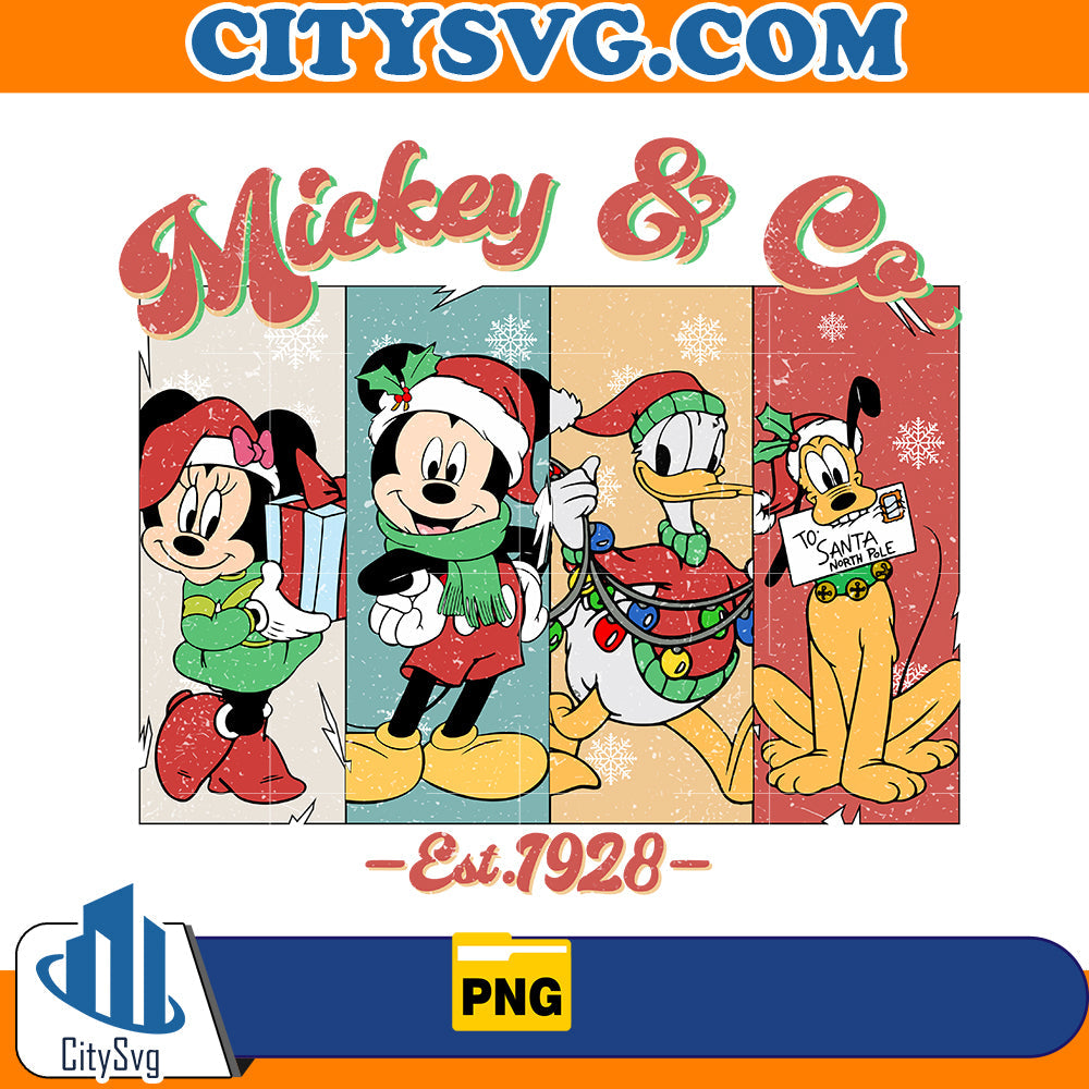 Mickey & Co Est 1928 Png CitySvg