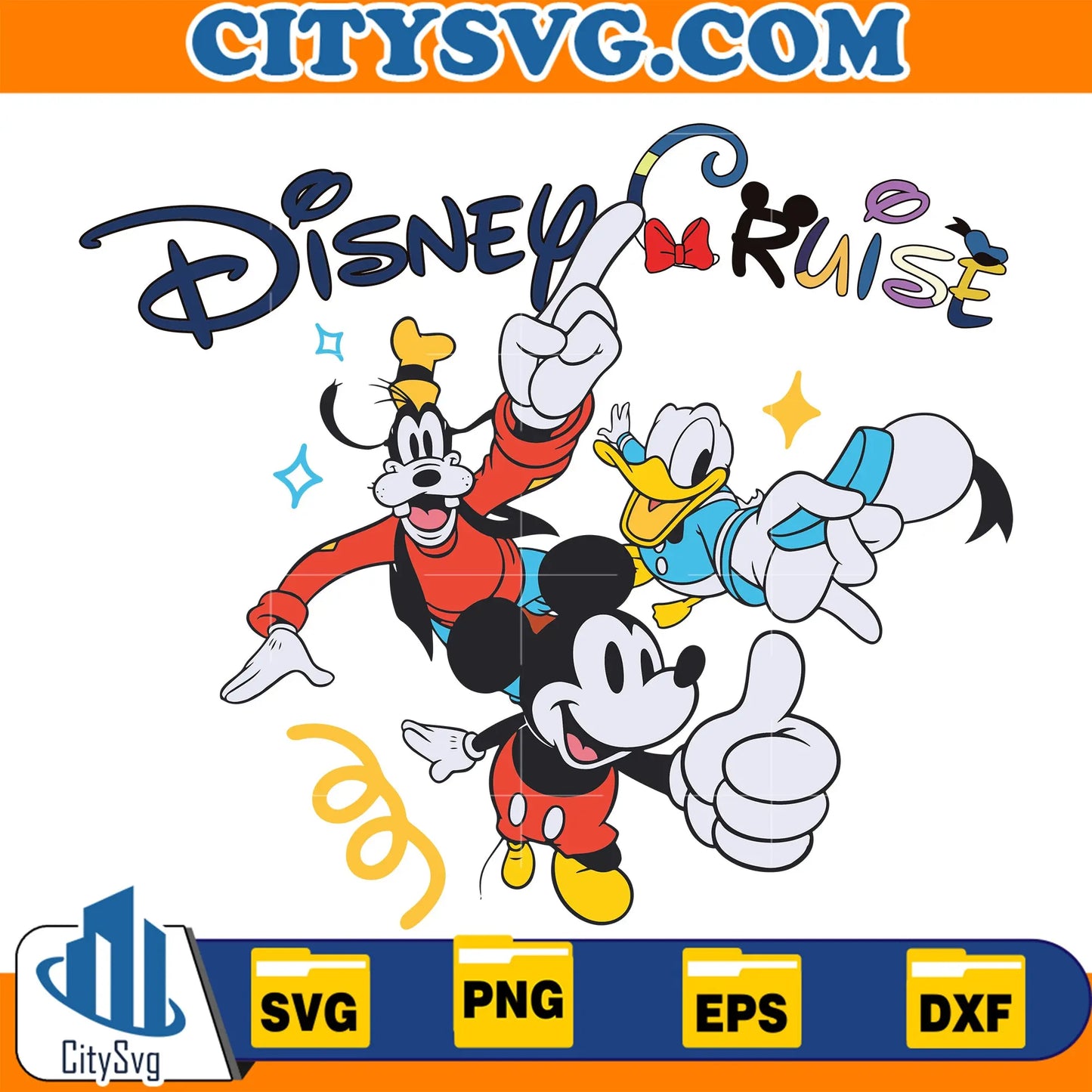 DisneyCruiseGoofyAndFriendsSvg