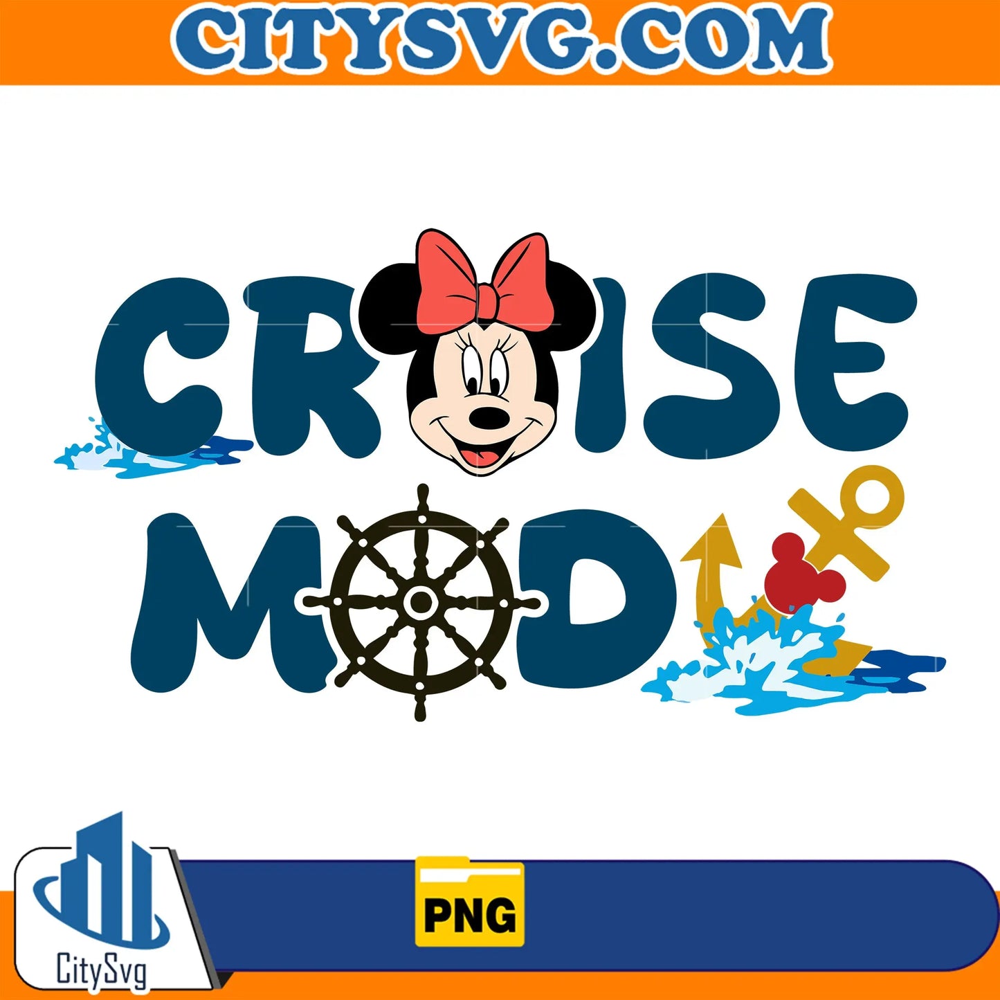 DisneyCruiseModeMinnieMousePng