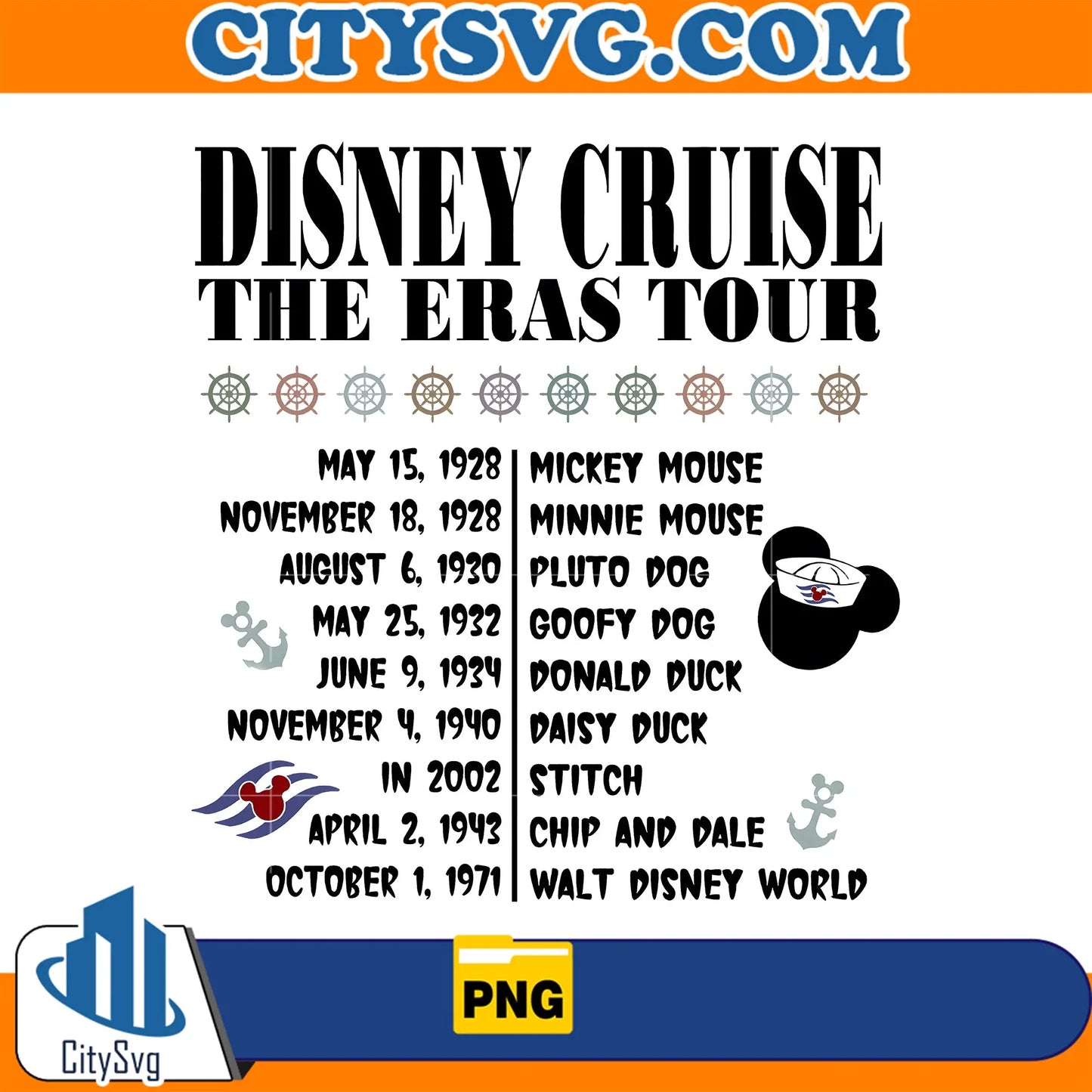 DisneyCruiseTheErasTourMickeyAndFriendsPng1