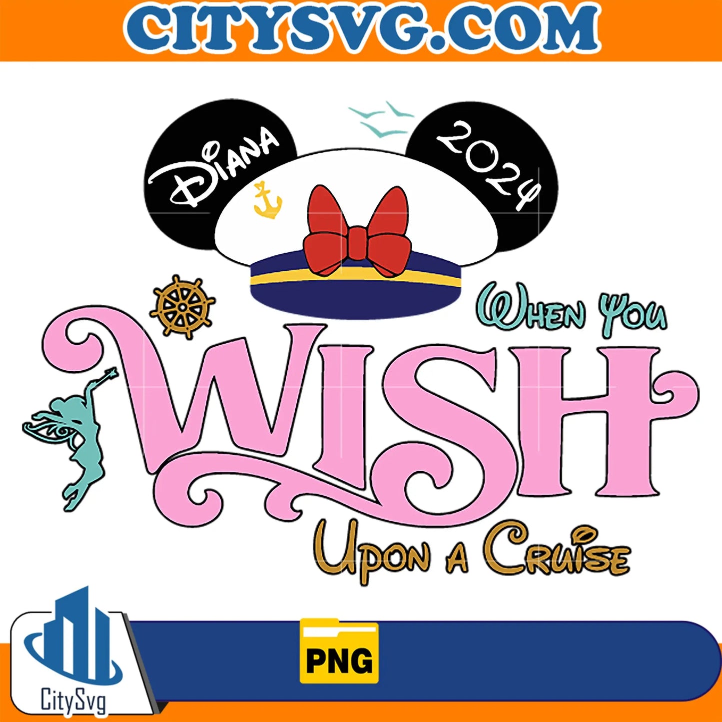 DisneyDiana2024WhenYouWishUponACruisePng