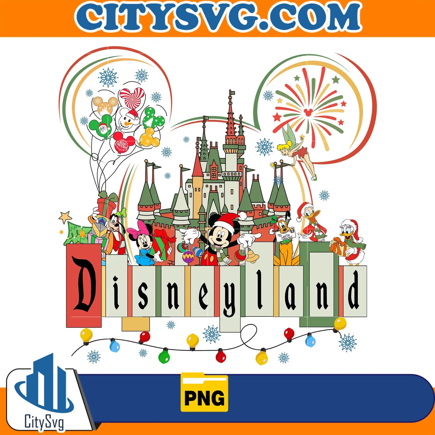 DisneyDisneylandChristmasPng