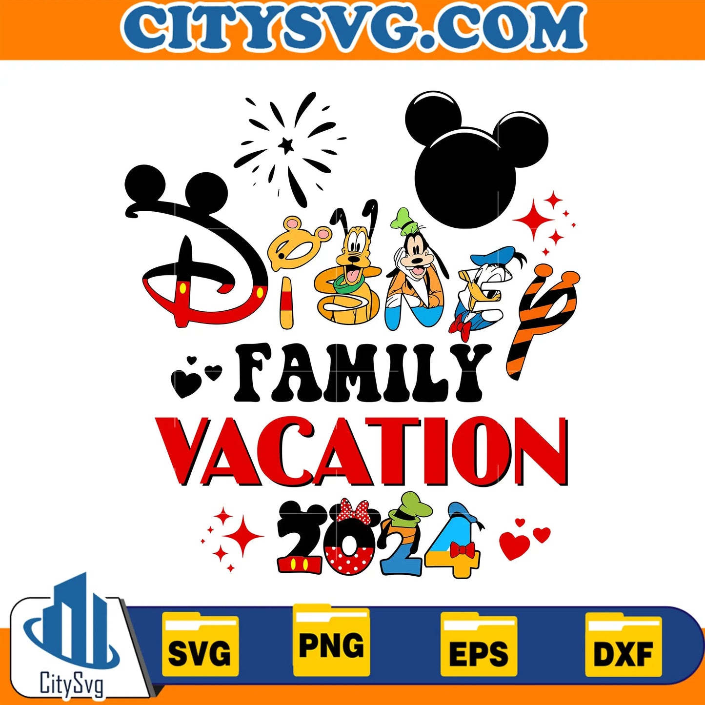 DisneyFamilyVacation2024Svg