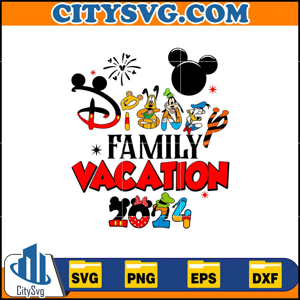 DisneyFamilyVacation2024Svg