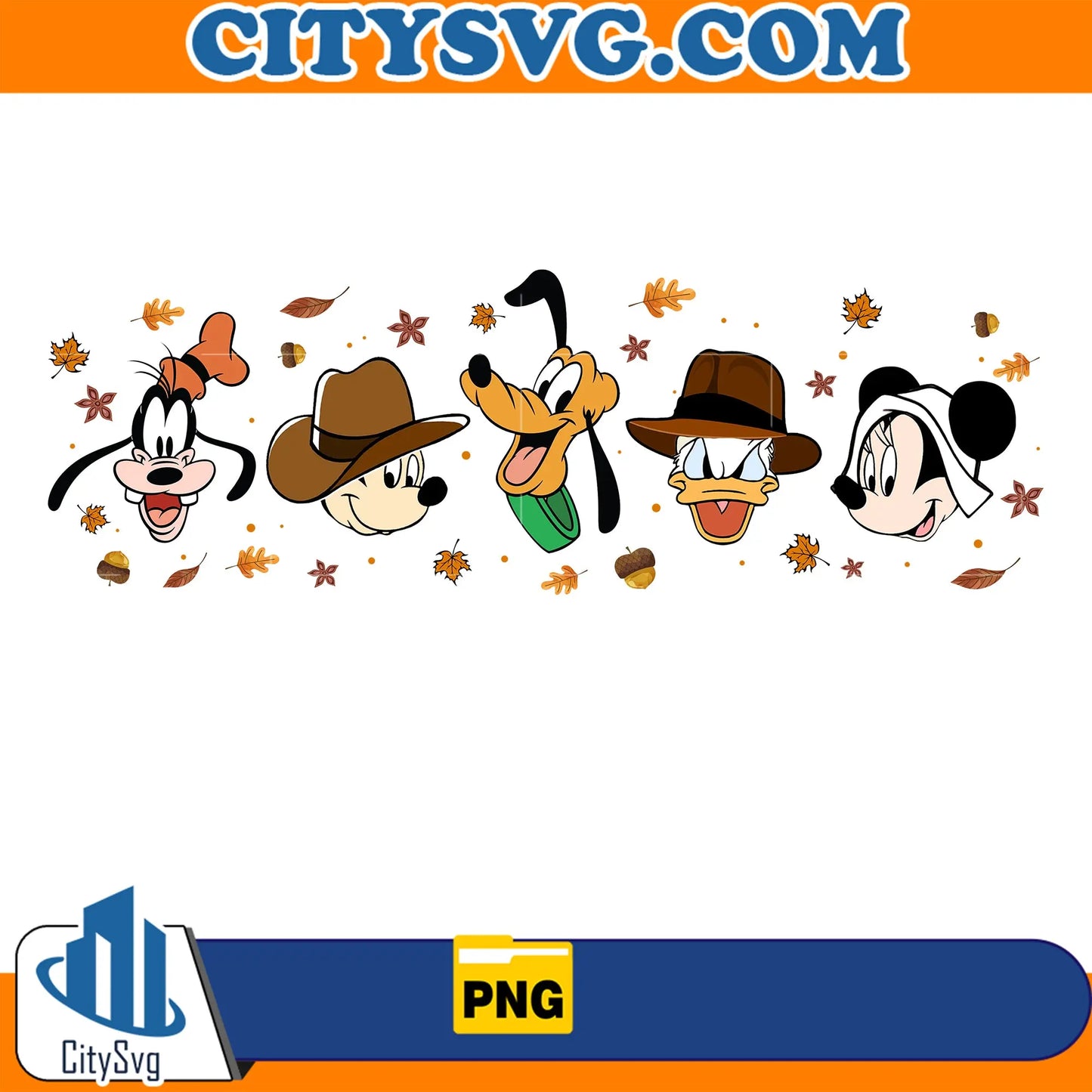 DisneyFriendsFallThanksgivingPng