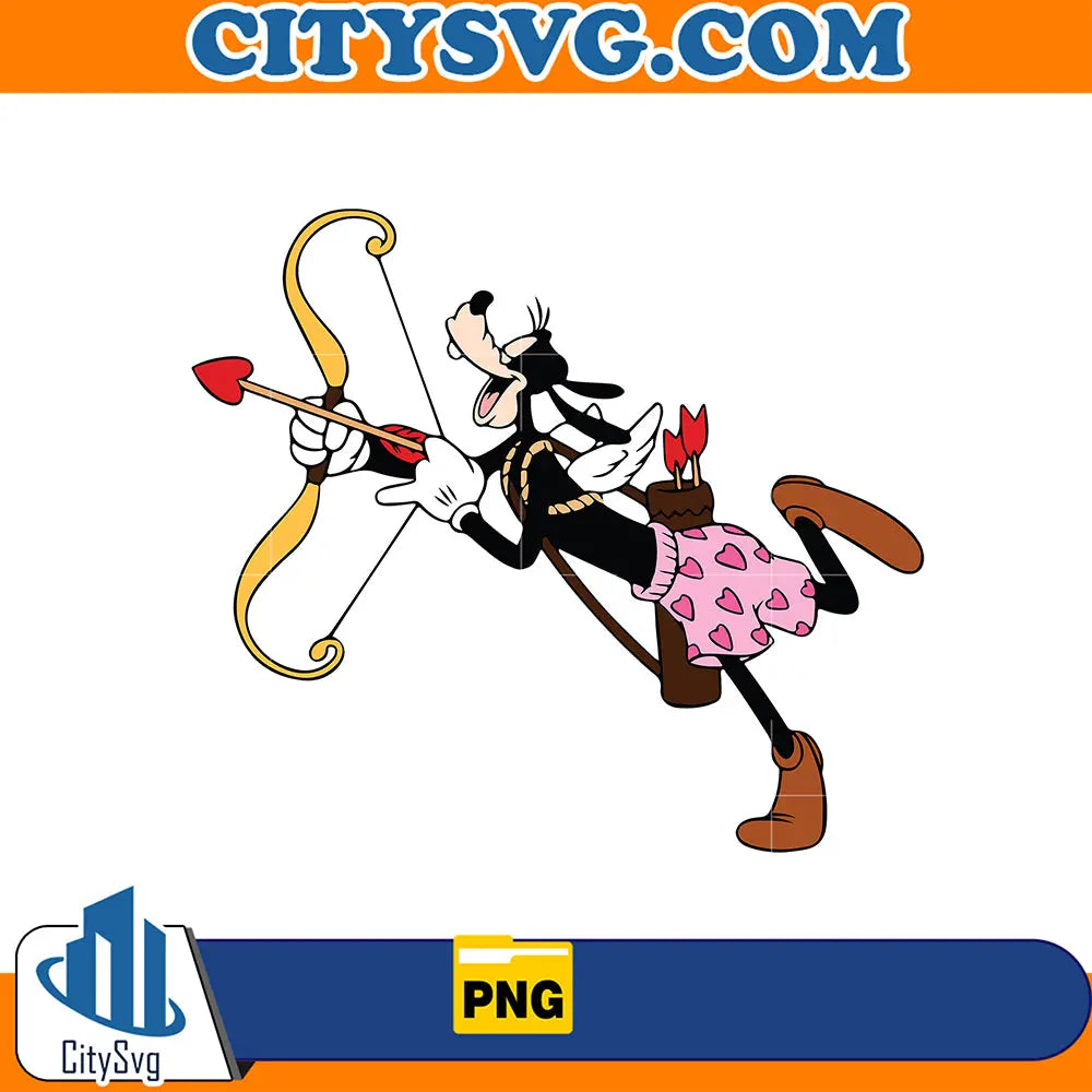 DisneyGoofyCupidValentinePng