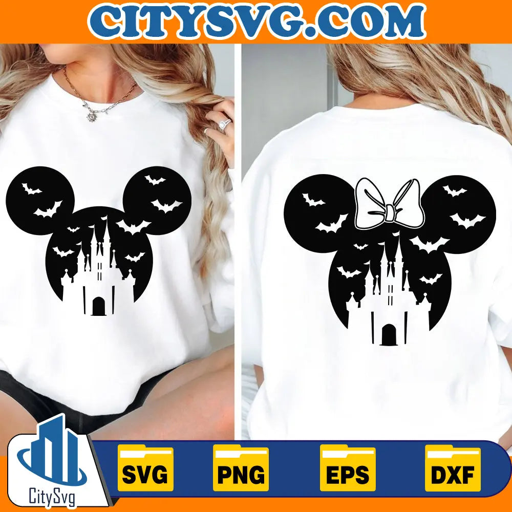 Disney Minnie Mickey Halloween Svg CitySvg