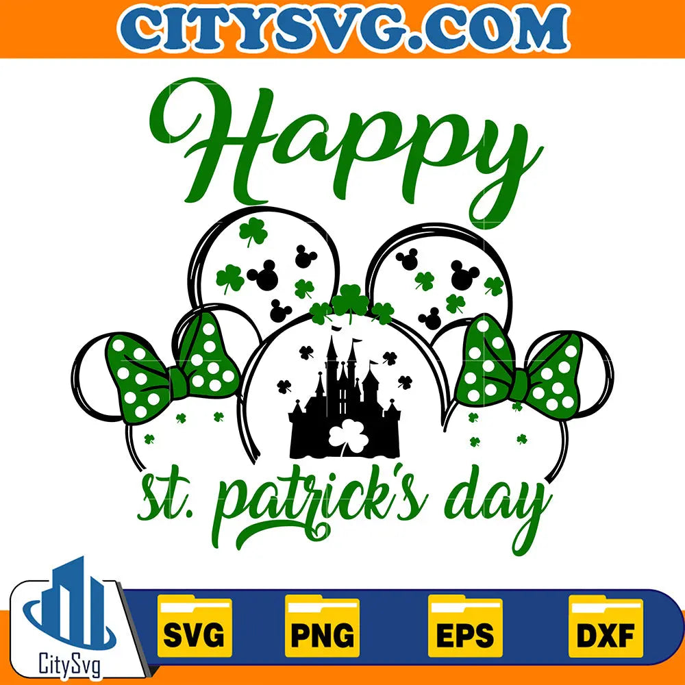 DisneyHappyStPatricksDaySvg