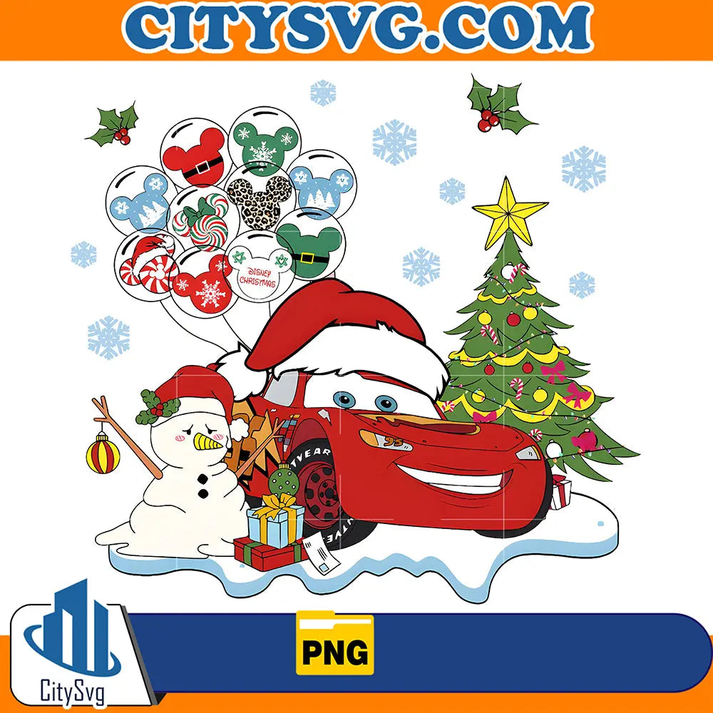 DisneyMcQueenChristmasPng