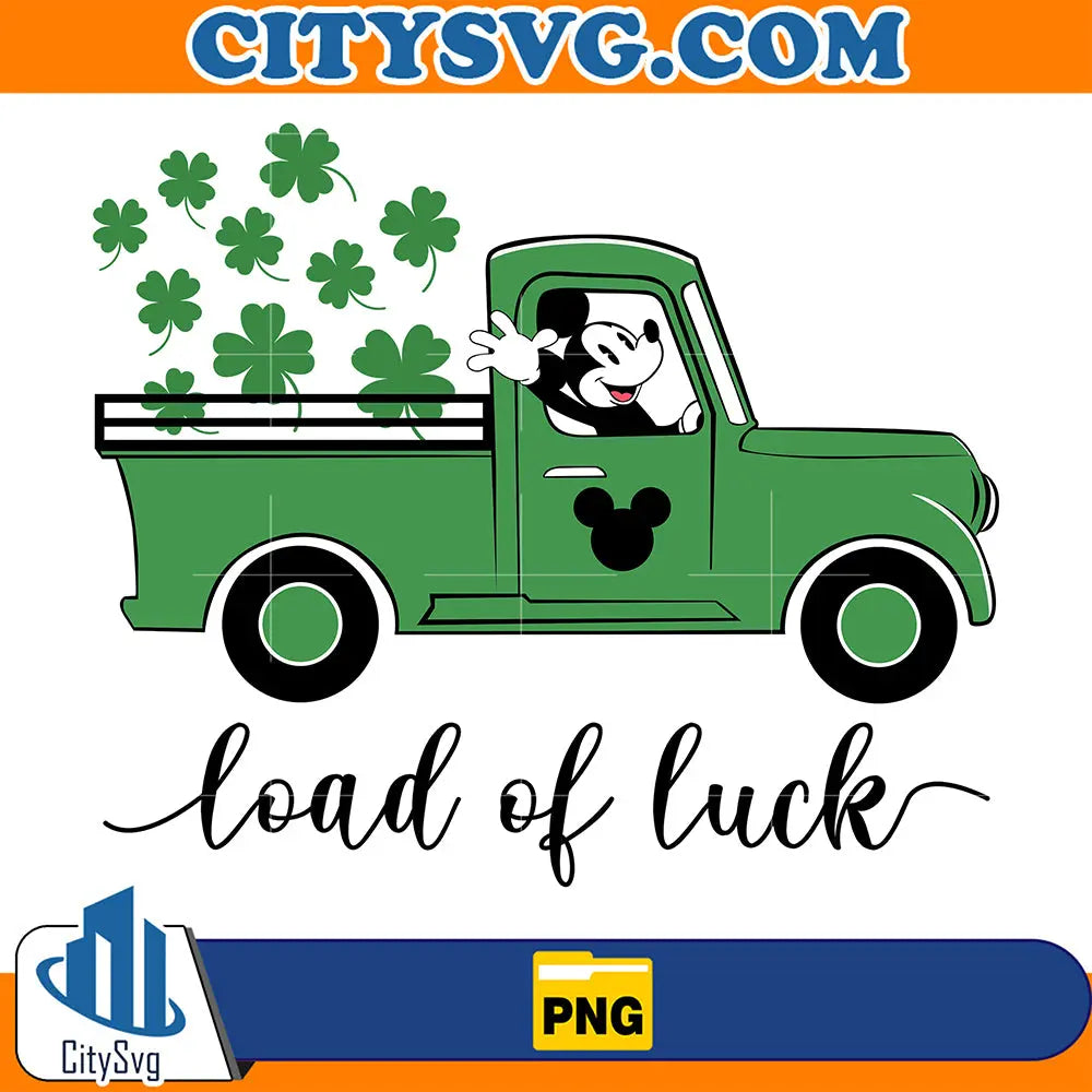 DisneyMickeyLoadOfLuckStPatricksDayPng