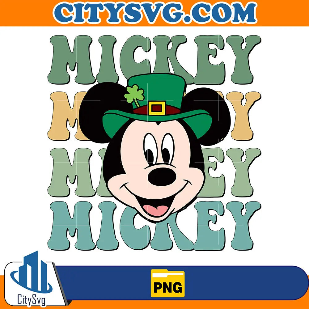 DisneyMickeyMouseStPatricksDayPng