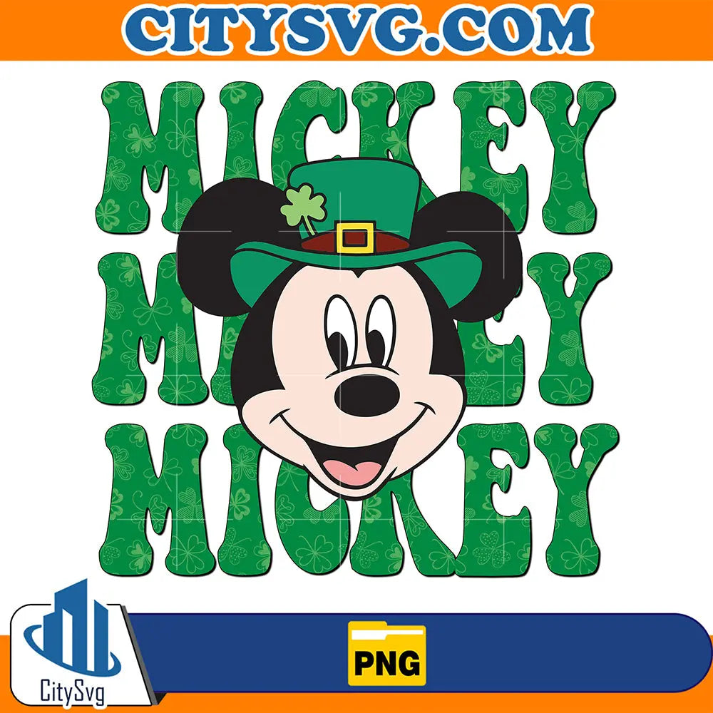 DisneyMickeyMouseStPatricksDayPng_2