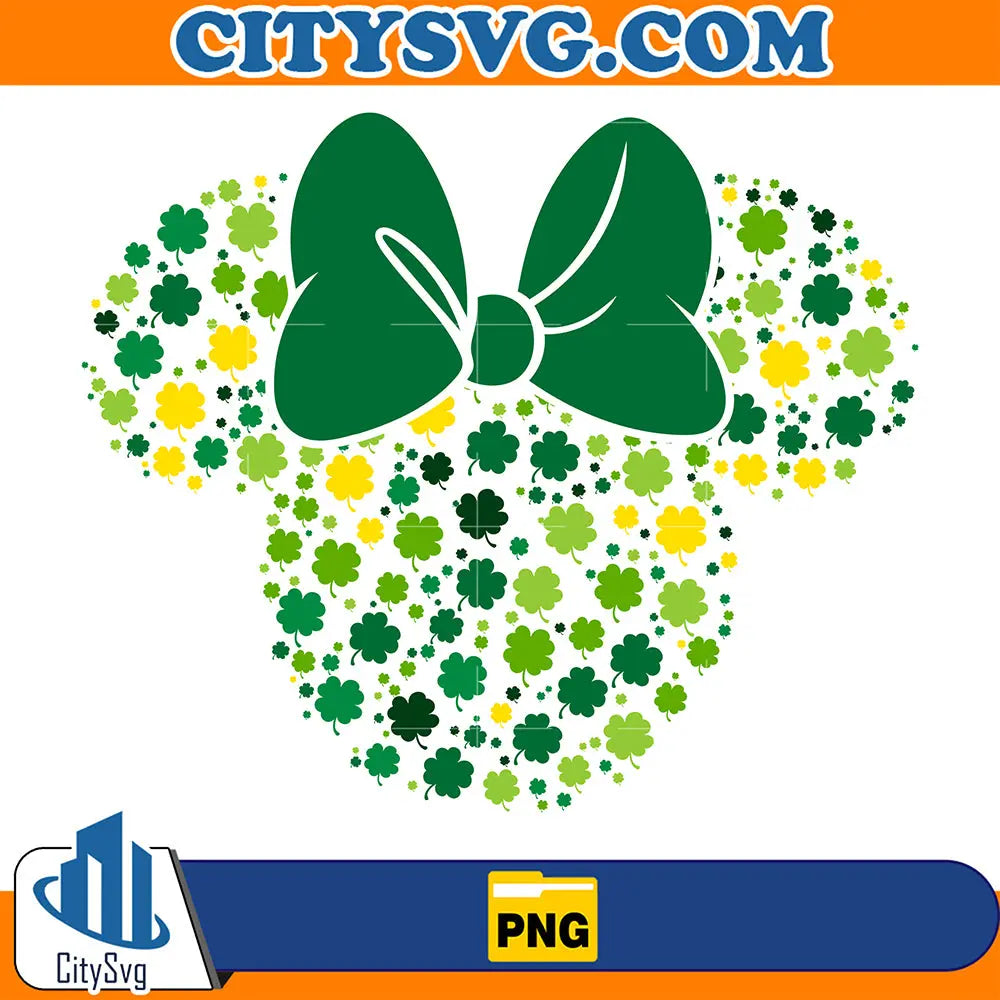 DisneyMinnieMouseStPatrick_sDayPng