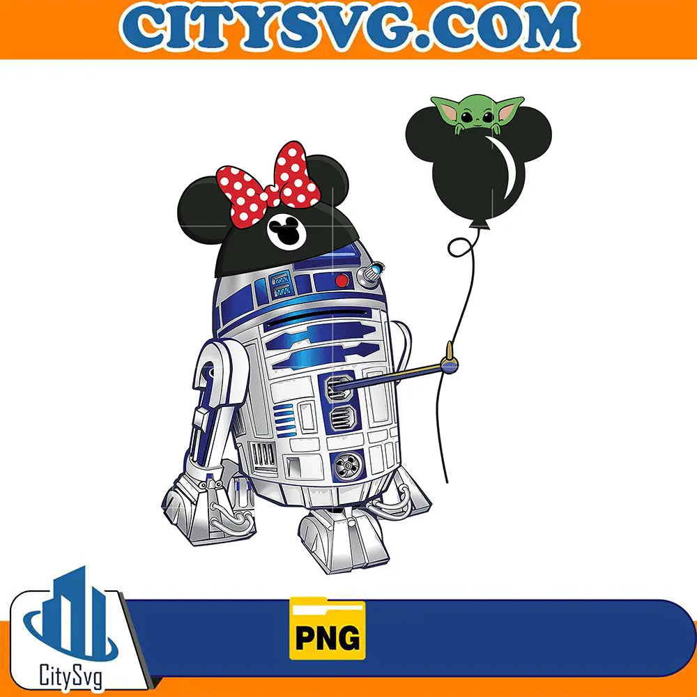 DisneyMinnieR2D2StarWarsPng