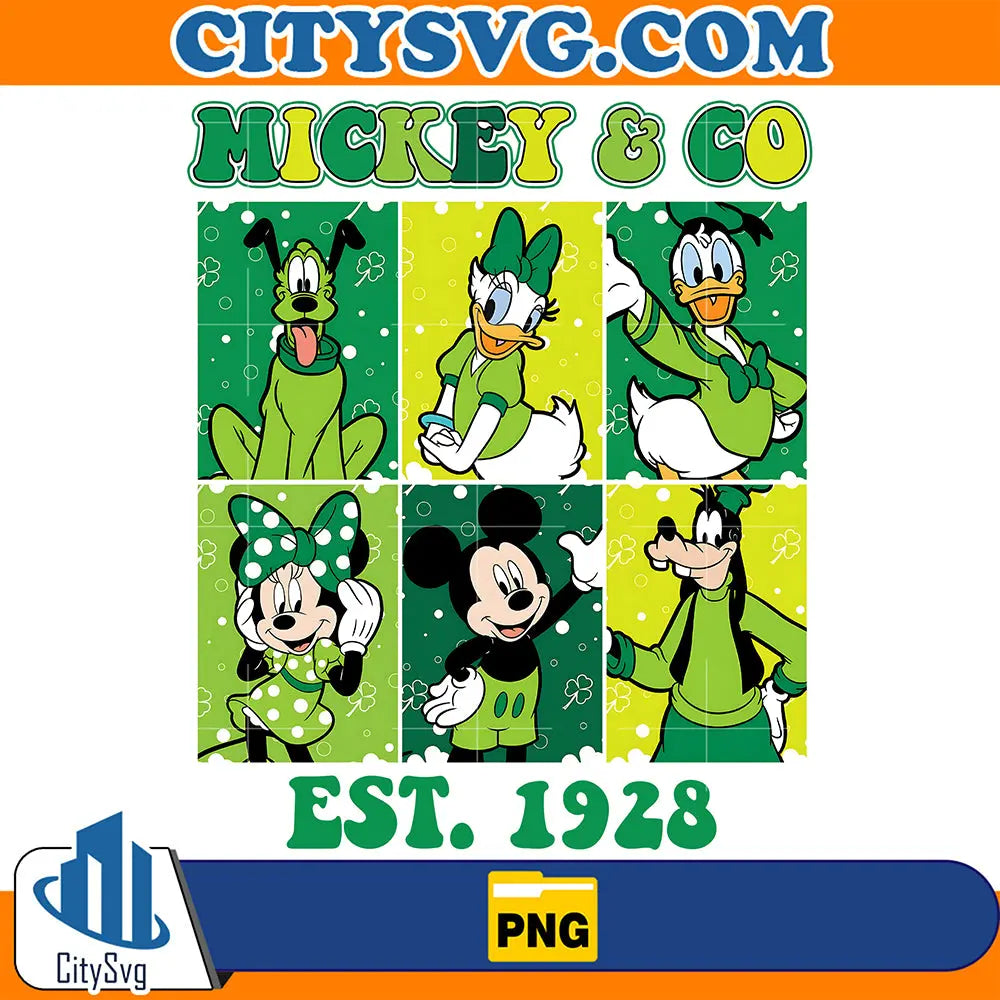 DisneyPatrickDayMickeyAndCoEst1928Png
