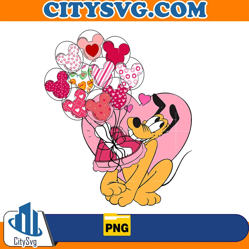 DisneyPlutoValentinePng