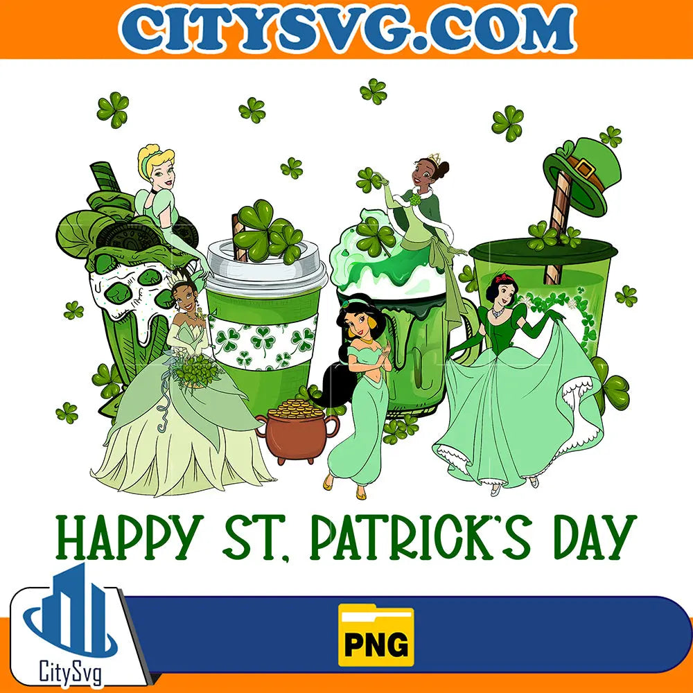 DisneyPrincessHappyStPatrick_sDayPng