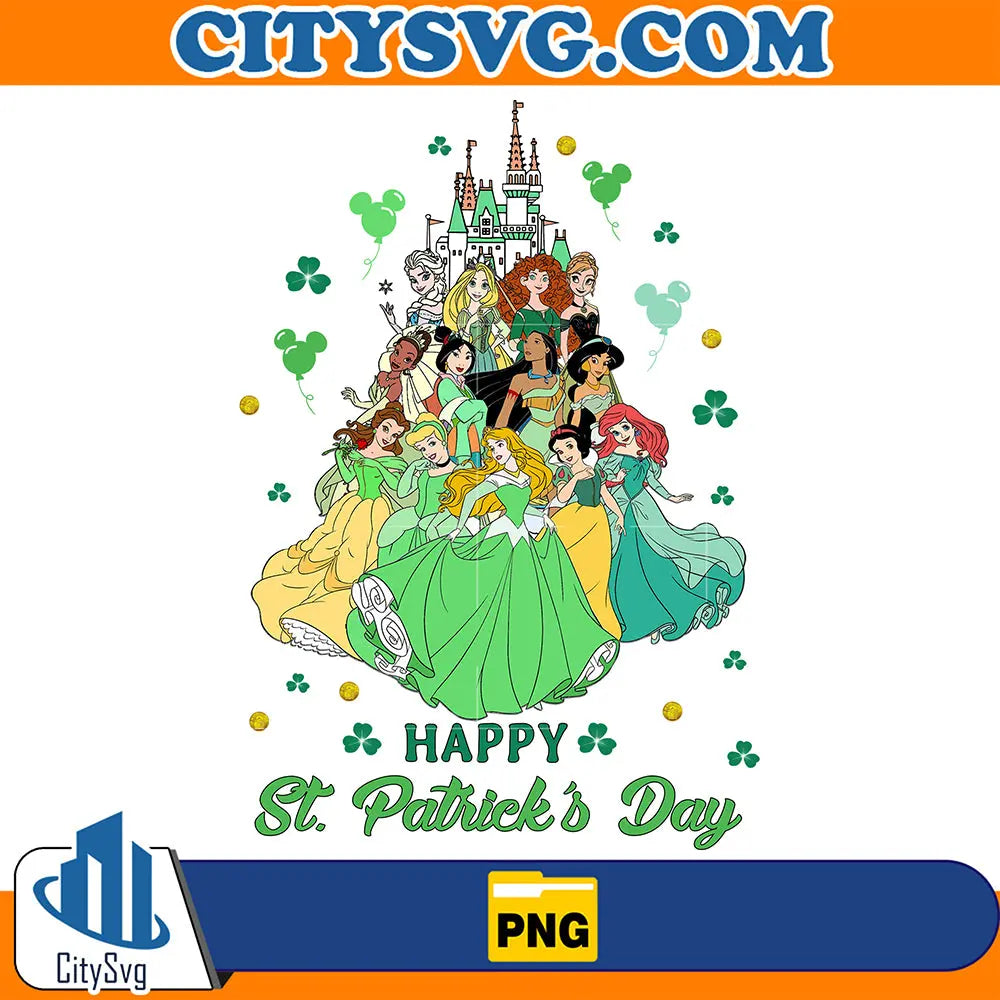DisneyPrincessHappyStPatrick_sDayPng_2