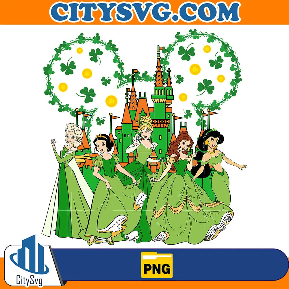 DisneyPrincessStPatrick_sDayPng