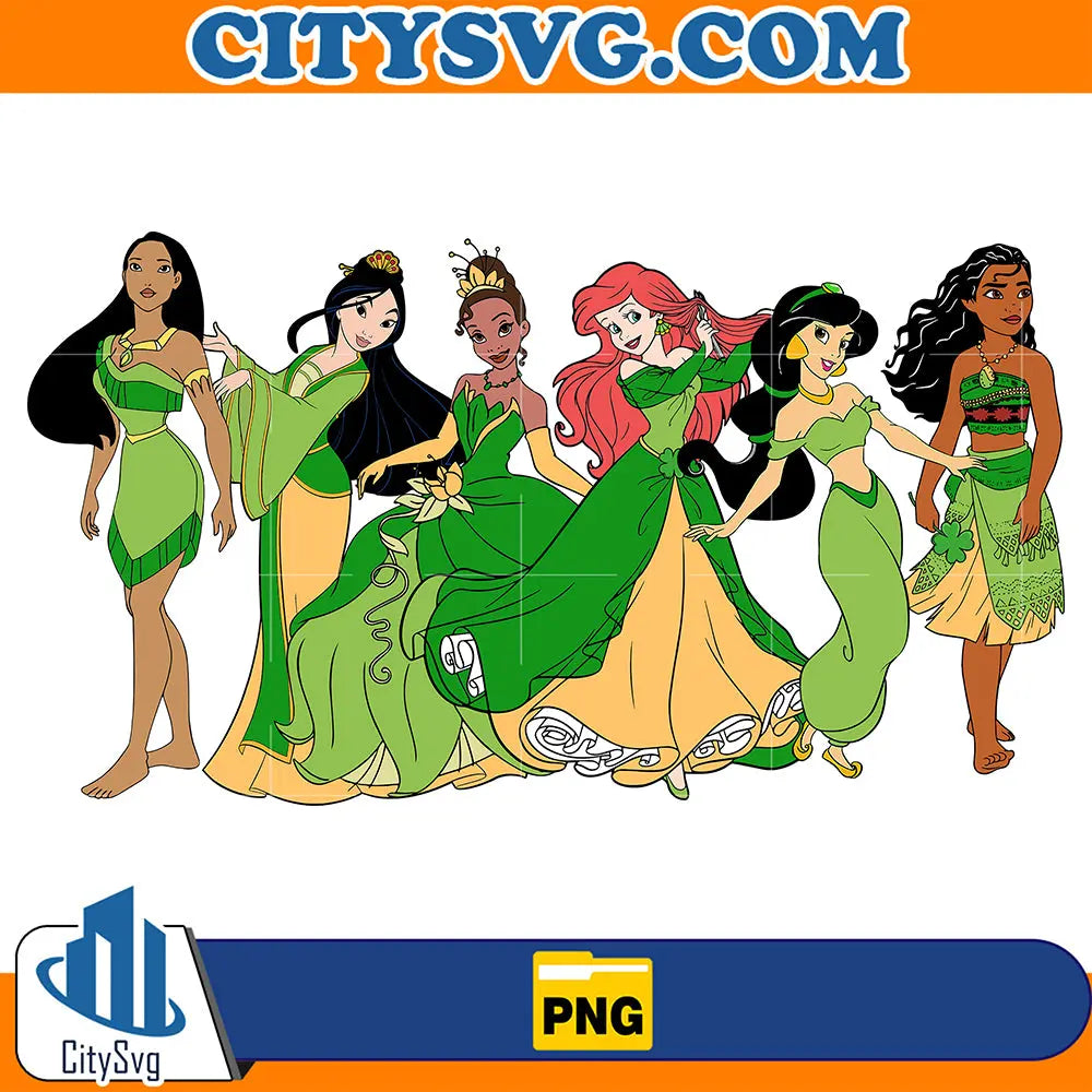 DisneyPrincessStPatrick_sDayPng_5