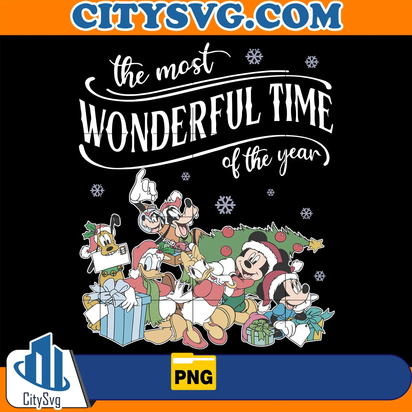 DisneyTheMostWonderfulTimeOftheYearChristmasPng