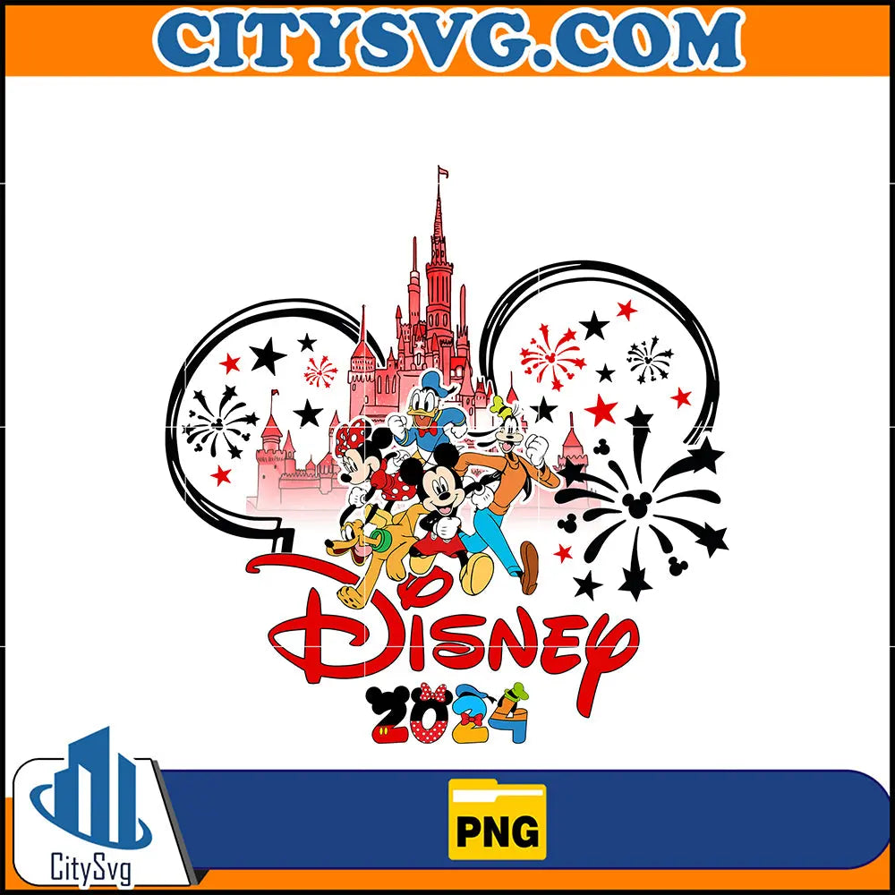 DisneyTrip2024FamilySublimationDesignPng
