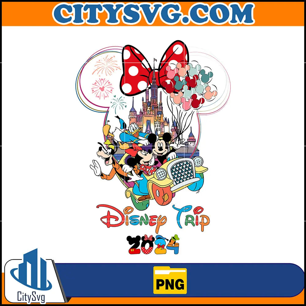 DisneyTrip2024FamilySublimationDesignPng