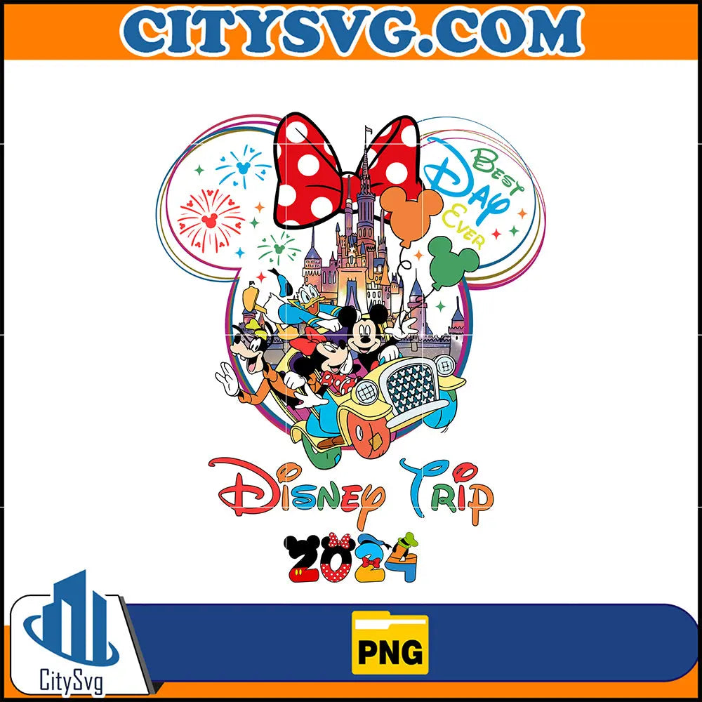 DisneyTrip2024FamilySublimationDesignPng