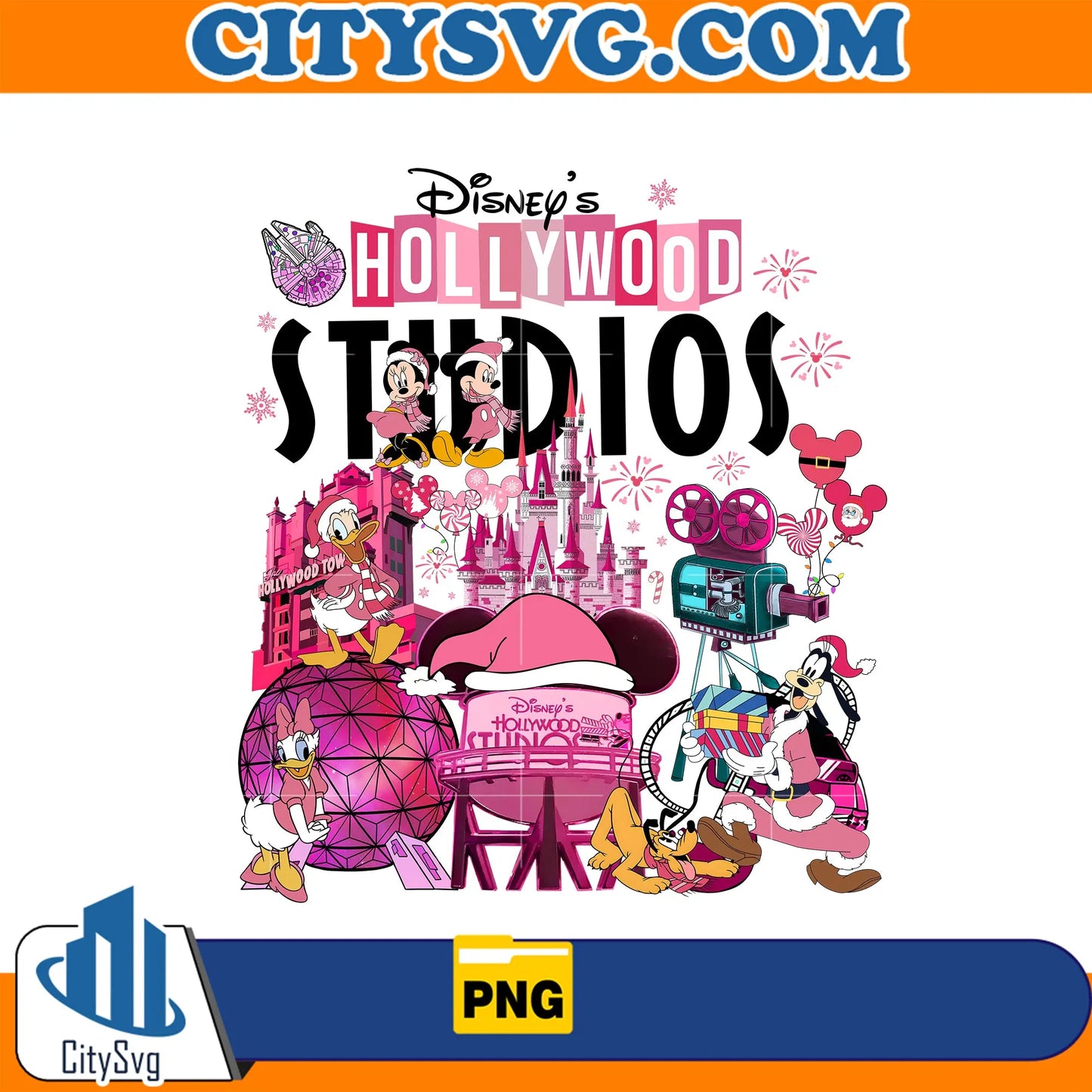 Disney_sHollywoodStudiosPinkChristmasPng1