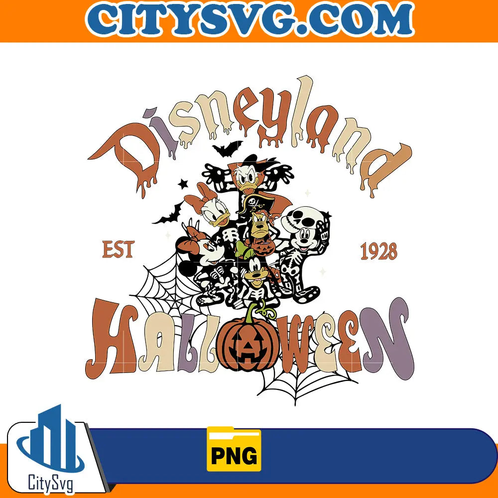Disneyland EST 1928 Halloween Png CitySvg