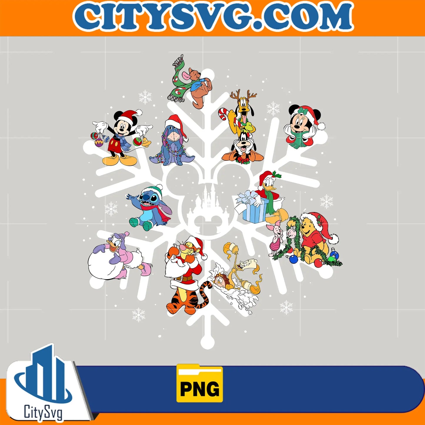 DisneylandSnowflakeChristmasPng