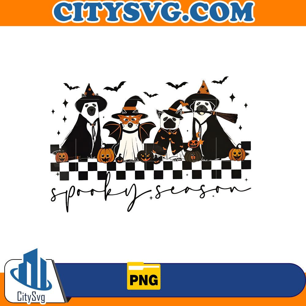 Dog Spooky Season Png CitySvg
