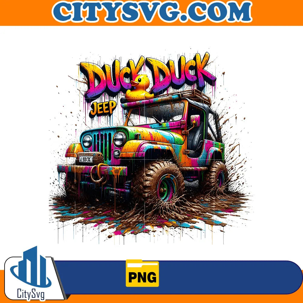 Funny Duck Duck Jeep Png CitySvg