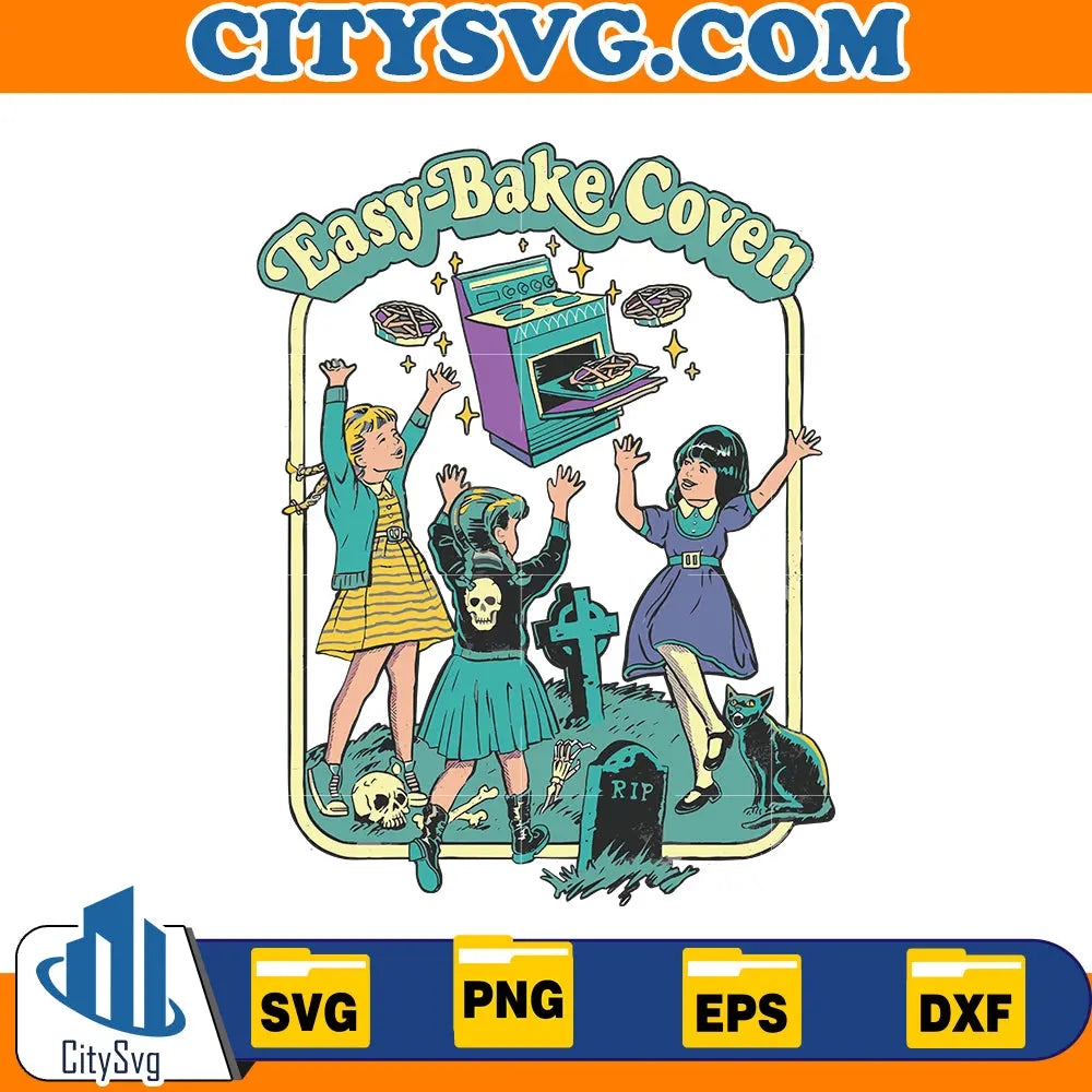 Easy Bake Coven 90s Horror Movie Fan svg CitySvg