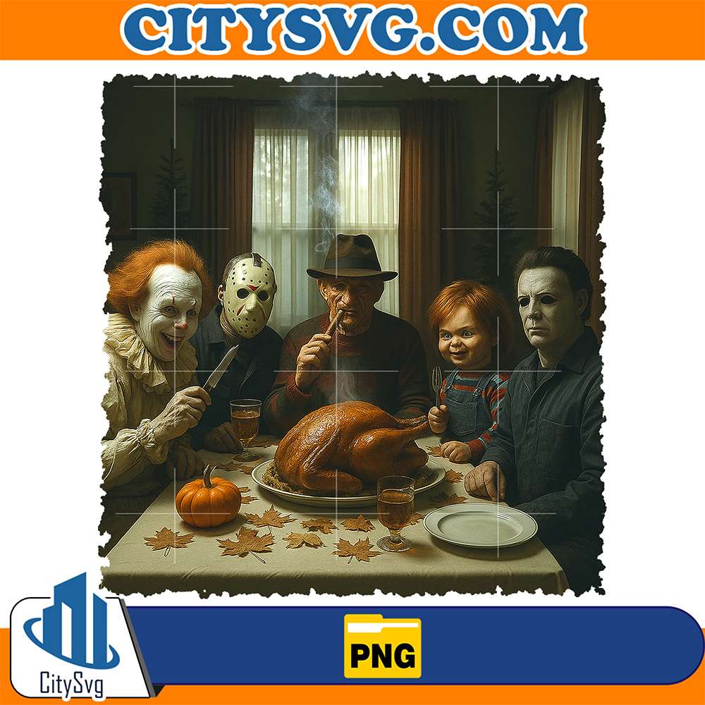Eating-Chicken-Halloween-Horror-Characters-Png