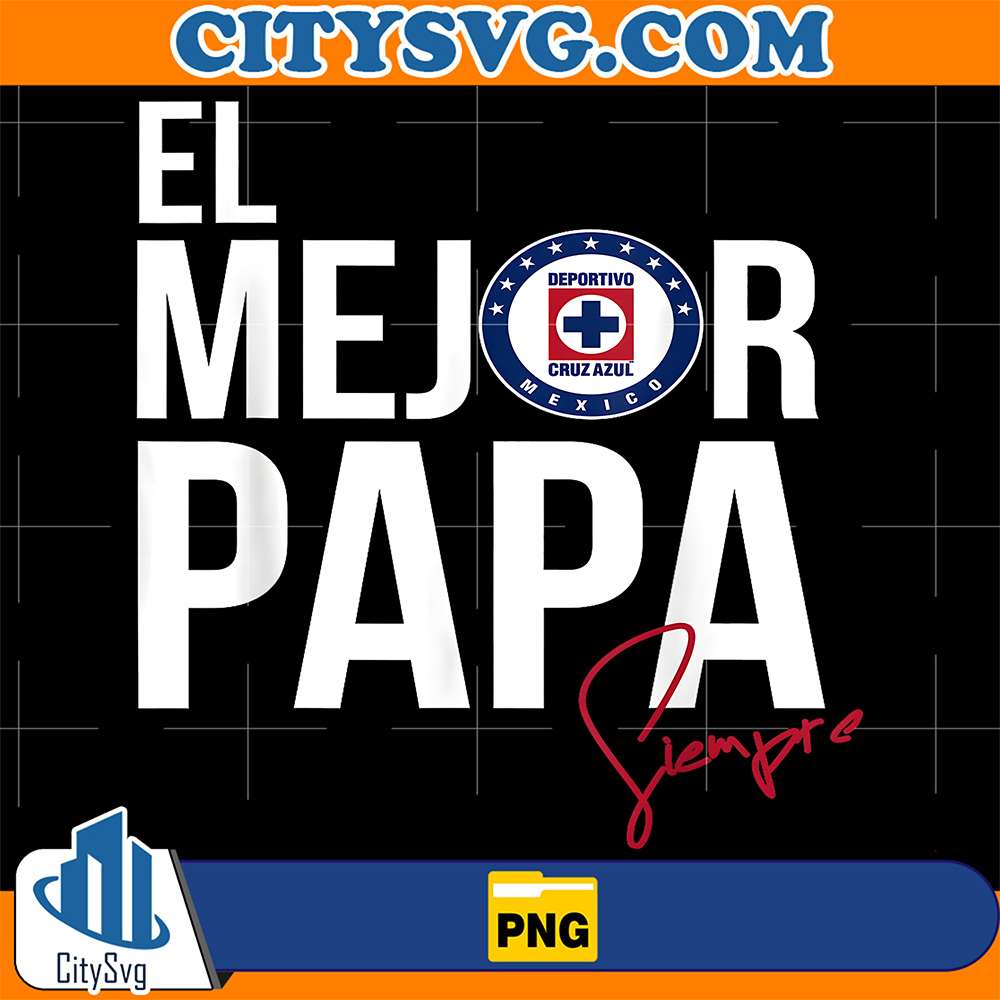 El-Mejor-Papa-Por-Siempre-Cruz-Azul-Png