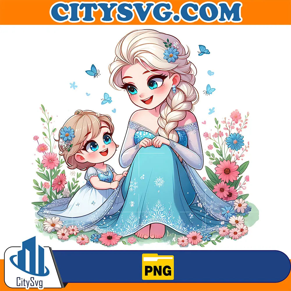 ElsaPrincessAndDaughterPng