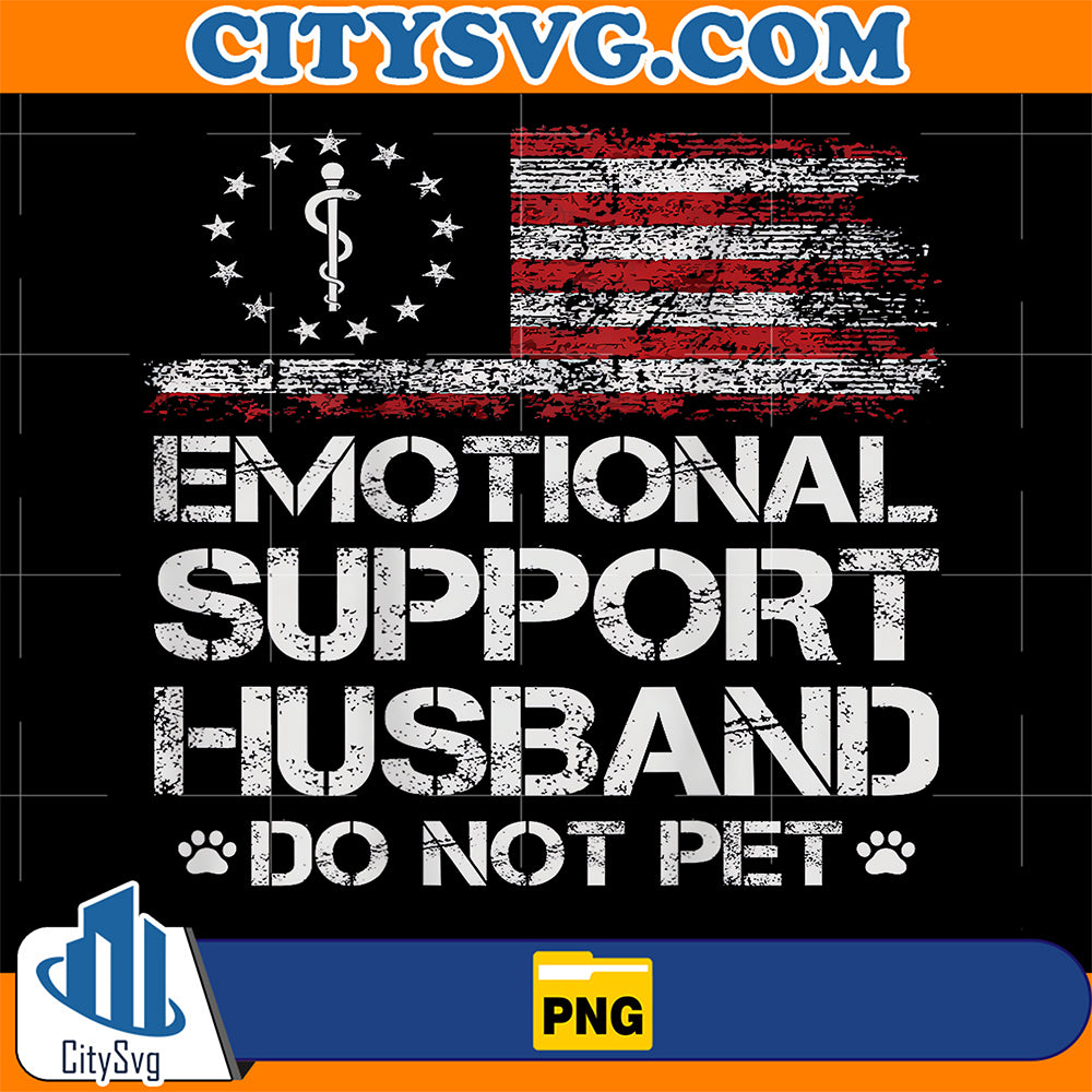 Emotional-Support-Husband-Do-Not-Pet-Flag-Png