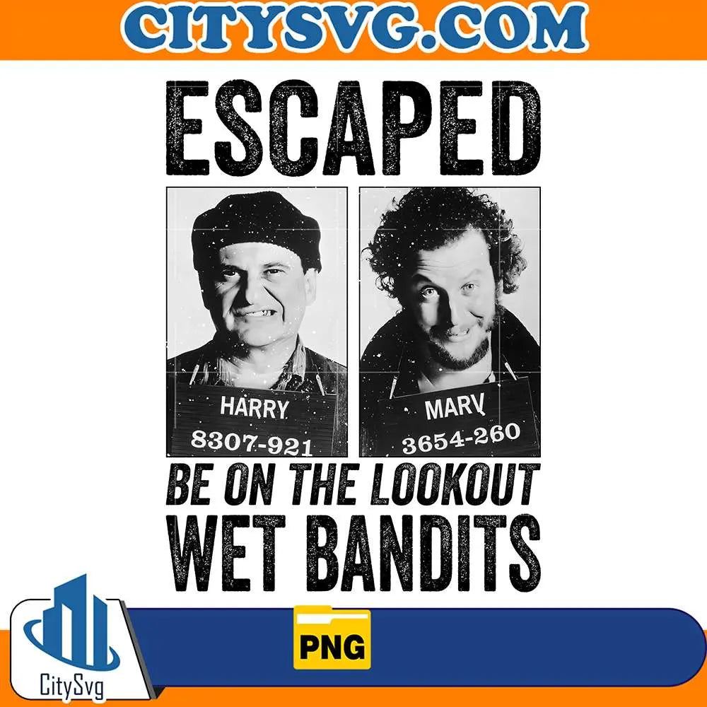 EscapedBeOnTheLookoutWetBanditsPng