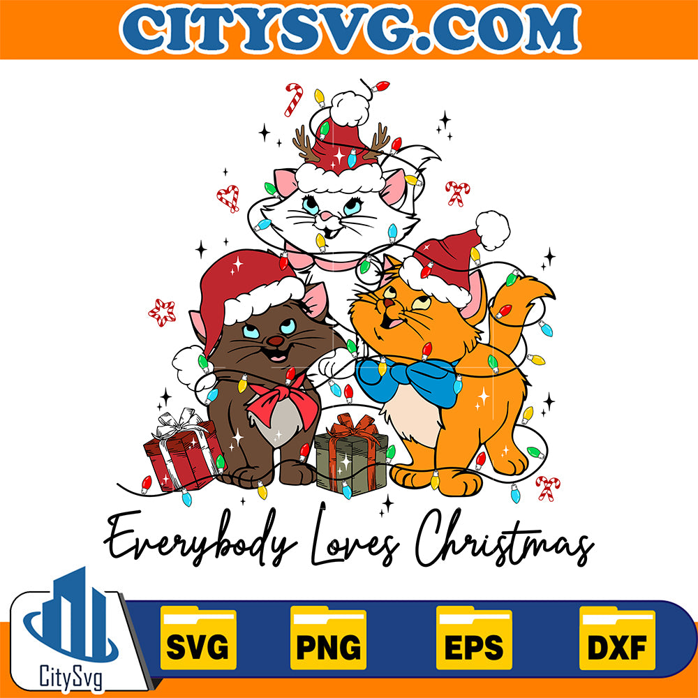 Everybody-Loves-Cats-Christmas-Svg