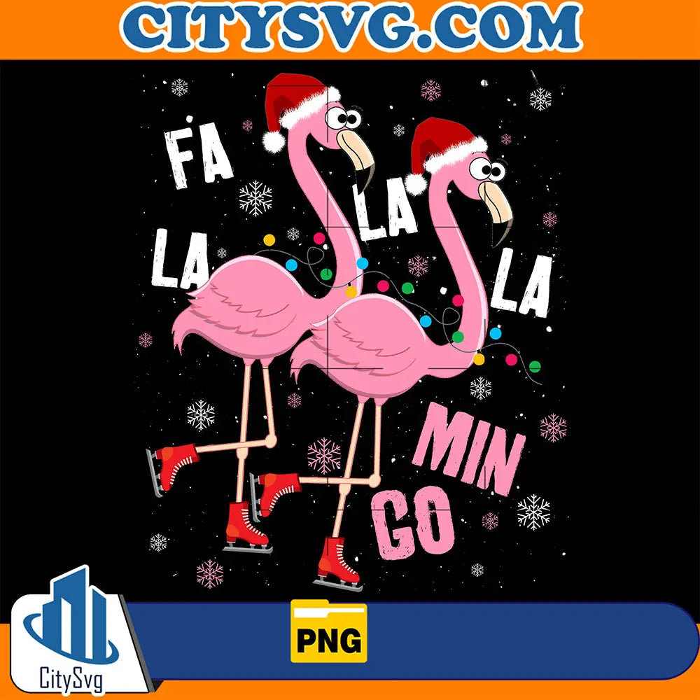 FalamingoFaLaLaLaMinGoChristmasPng